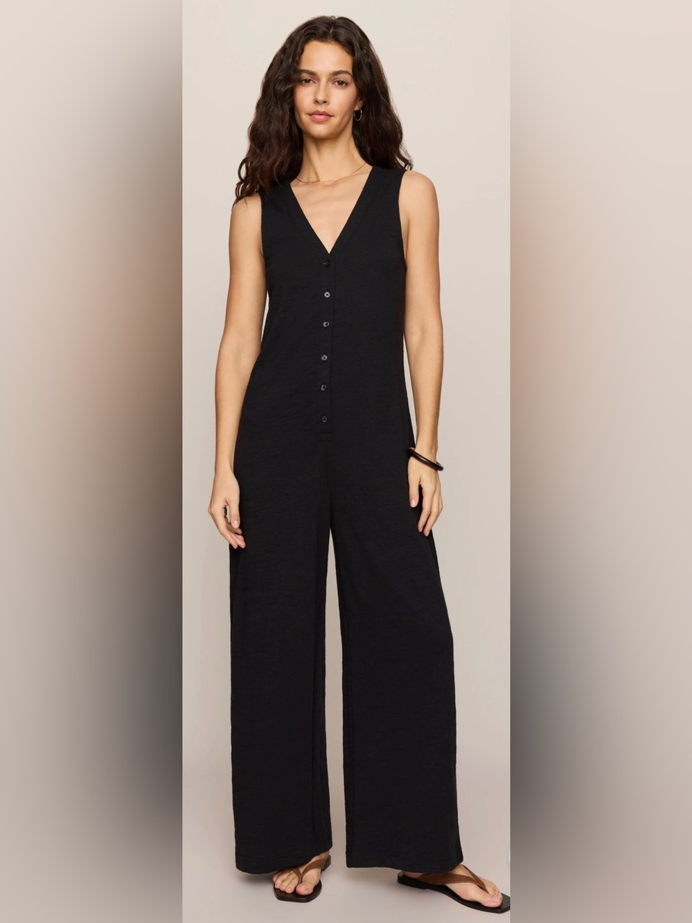 NWT Z Supply Solace Textured Slub Jumpsuit Size Medium